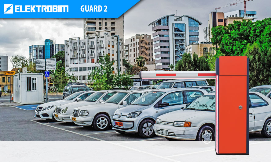 Szlaban Parkingowy GUARD 2 Z Ramieniem LED 5m Elektrobim Pl