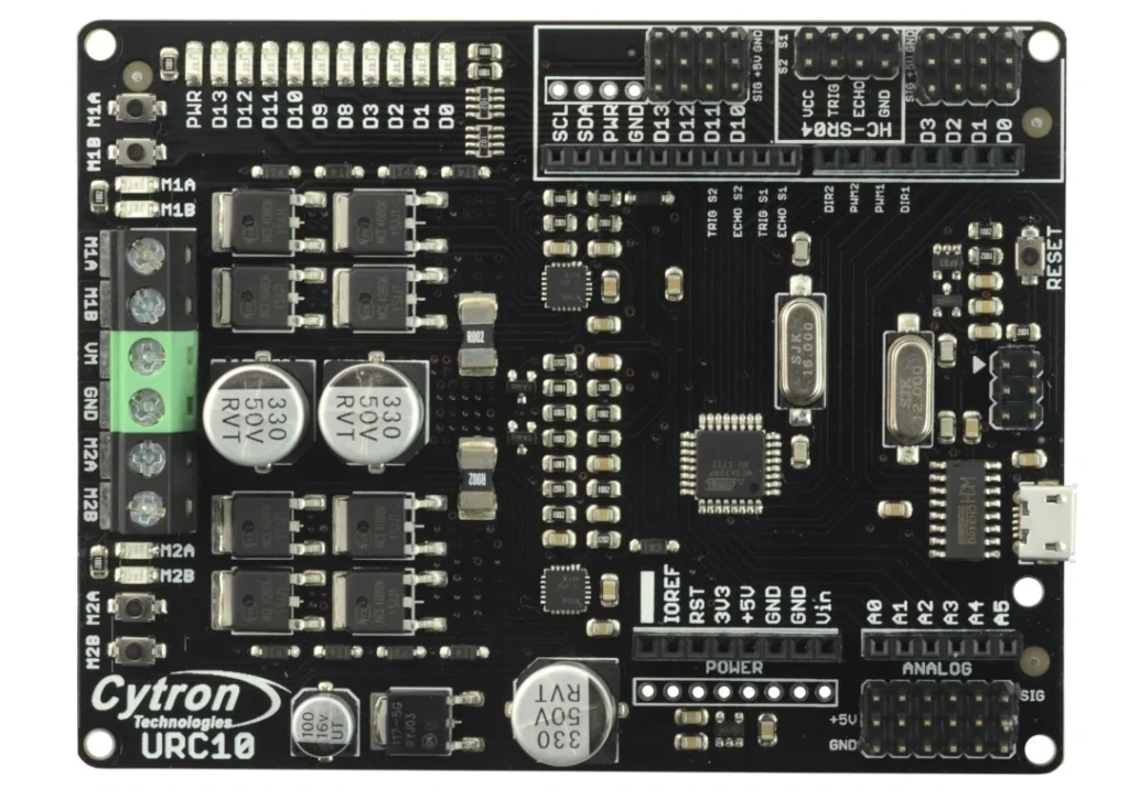 Cytron Combat Robot Controller URC10 ATmega328P + sterownik silników 24V/10A - zgodny z Arduino